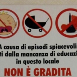 “Famiglie, vi odiamo!”. Che pena l’Italia che non vuole i bimbi al ristorante ma accetta i cani ovunque