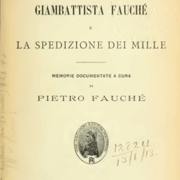 Pietro Fauché – Appendici II e III La Spedizione dei Mille