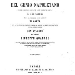 I lavori del Genio Napoletano- Garigliano, Gaeta, ecc.