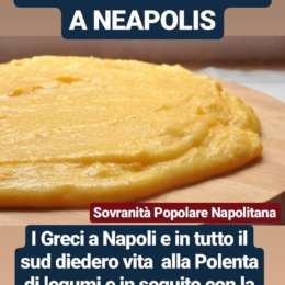La polenta nasce a Napoli..