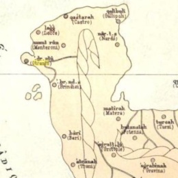 Salento nel 1154 nel “Libro di re Ruggero” del geografo Edrisi XII secolo