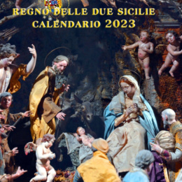 Il calendario 2023 delle Due Sicilieè dedicato alla tradizione del presepe napoletano 
