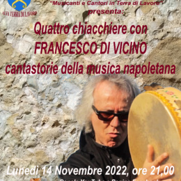 “Francesco Di Vicino Cantastorie della Musica Napoletana” un caffè a casa sua