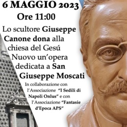Una nuova scultura del maestro Giuseppe Canone per San Giuseppe Moscati