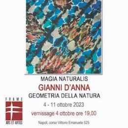 Gianni D’Anna: Magia Naturalis, Geometria della Natura, al Frame Ars et Artes di Napoli