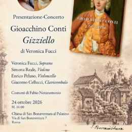 GIOACCHINO CONTI IN ARTE “GIZZIELLO” TORNA A ROMA