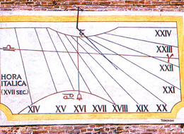 Sistema ad ore uguali “italico” [dal XIII° secolo circa con testimonianze fino al XIX° secolo circa]
